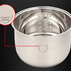 304 stainless steel rice cooker inner container Non stick Cooking Pot Replacement Accessories kitchen food Rice Cooker liner
