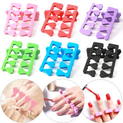 10/20/50Pcs Toes Spreaders Foam Sponge Foot Fingers Separators Soft Gel UV Polish Manicure Toe Spacer Divider Pedicure Supplies