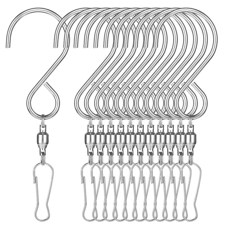 Description Picture 3 of itemRotating Hanging Hook Garden Metal Swivel Hook Patio Decoration Sturdy Metal Construction Weather-resistant Wide Range Of Uses