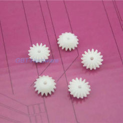 1/10/100Pcs S162A 0.5M Bevel Pinion 16 Teeth 2mm Shaft Hole Dia 11.4mm Plastic Bevel Gear Conical Gear Toy Parts Accessories