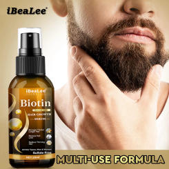 Hair Growth Products Biotin Anti Hair Loss Spray Scalp Treatment Fast Growing Hair Care Essential Oils For Men Women