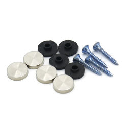 Mirror Screws Cap Fasteners Screws Chrome-Shiny Decorative Cap Nail Glass Screw Stainless Steel Cover Furniture Hardware