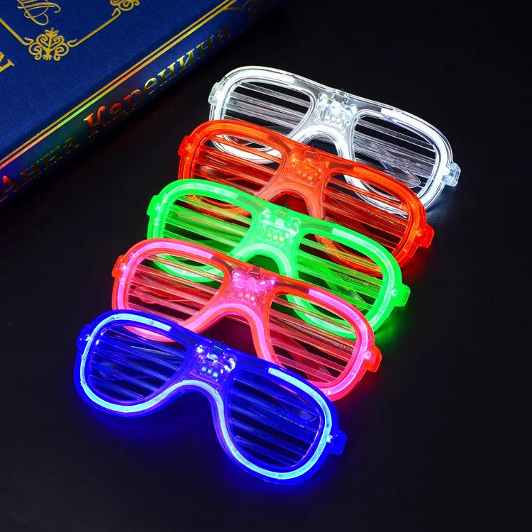 Description Picture 3 of itemLed Glasses Neon Party Flashing Glasses Luminous Light Glasses Bar Party Concert Props Fluorescent Glow Photo Props Supplies