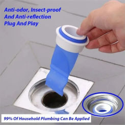 2025 Bathroom Odor-proof Leak Core Silicone Down The Water Pipe Draininner Sink Drain One Way Drain Valve Sewer Core Deodorant