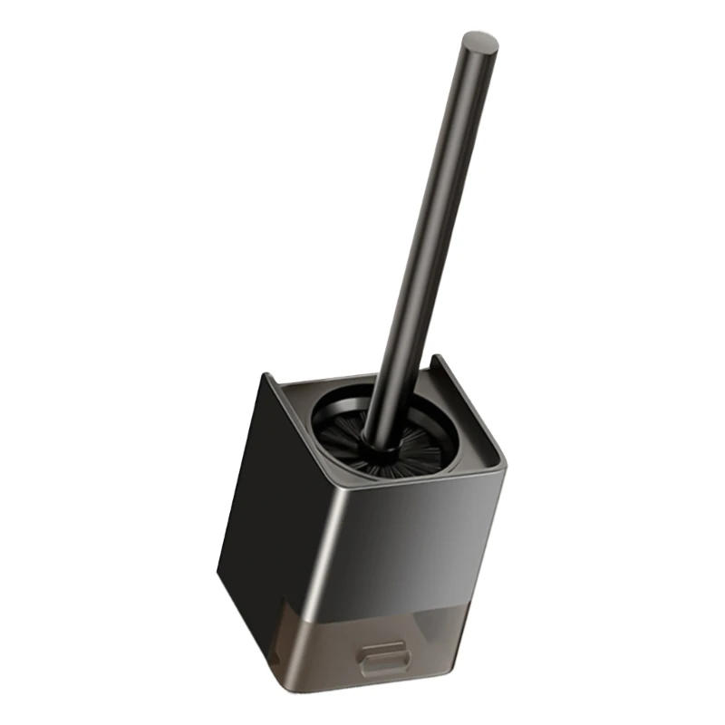 Description Picture 5 of item67JE Soft Bristles Toilet Brush & Holder Bathroom Toilet Bowl Brush Wall Mounted Toilet Cleaning Tool Easily to Clean