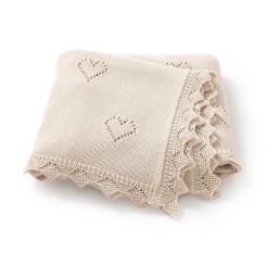 Baby Blankets Knitted 90*70cm Ultra-Soft Cotton Newborn Infant Boys Girls Comforter Stroller Bedding Swaddle Wrap Sleeping Stuff