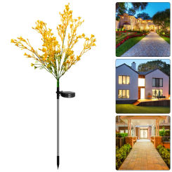 Solar Garden Lights Waterproof Dusk To Dawn Ground Plug Lamp Solar Landscape Lawn Lamp for Patio Yard Pathway Balcony Decoration