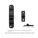 Sliding Pull Door Lock Anti Theft Window Hook Lock Buckle Multifunctional Aluminium Alloy Push-Pull Window Lock Hardware