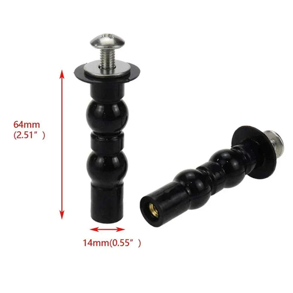 Description Picture 6 of item2pcs Toilet Seat Screws Nut Cover Lid Top Fixing Blind Hole Fitting Kits Bathroom Accessories Replacement Toilet Seat Screws