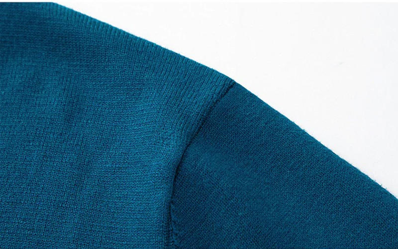 Description Picture 3 of itemV-Neck Knit Bottom Shirt Basic Solid Color Pullover