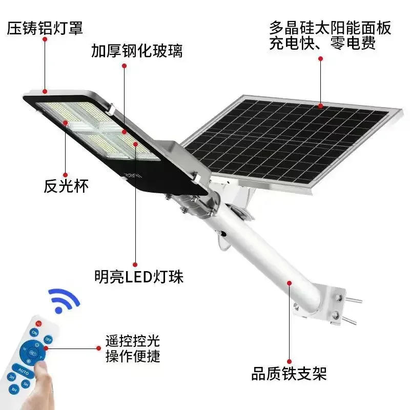 Description Picture 5 of itemSolar Street Light Outdoor Solar Street Light Garden Sunlight House Remote Control IP67 Waterproof Wall Lamp Solar Street Light