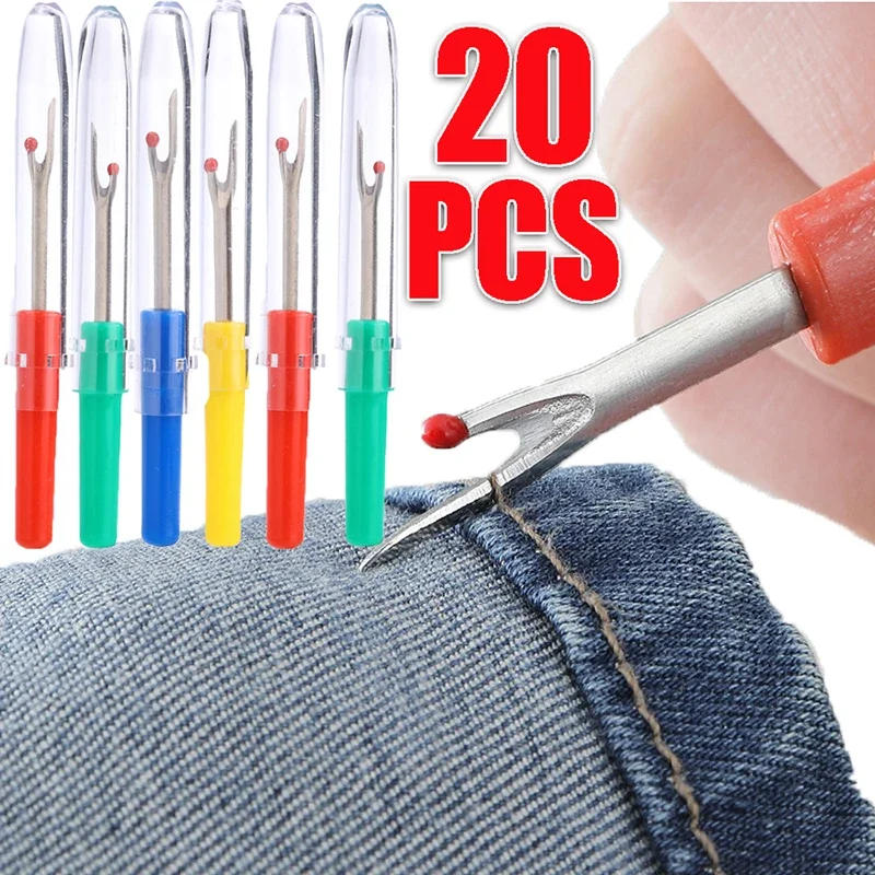 Description Picture 4 of item1/20PCS Sewing Seam Ripper Kit Stitch Thread Unpicker Thread Cutter Remover Tools For DIY Embroidery Sewing Machine Accessories