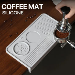 Coffee Tamper Mat Station Stand Portafilter Holder Support Base Rack Walnut Wood For 51MM 54MM 58MM Espresso Accessories Barista