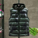 Men's Vest Winter Warm Sleeveless Jackets Fashion Camouflage Hooded Gilet Casual Coat Men Sleeveless Parka Plus Size Male Tops