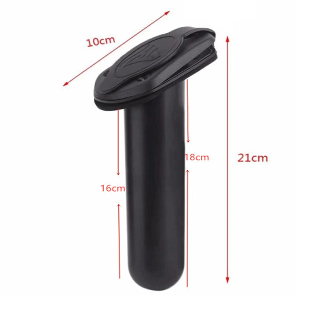 Description Picture 2 of item2/4 PCS Kayak Fishing Rod Holders with Cap Cover Plastic Flush Mount Fishing Rod Holder Gasket Boat Fishing Tackle Accessory