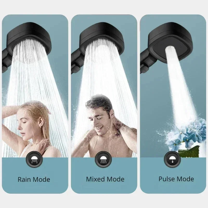 Description Picture 3 of itemIconic Brand High Pressure Shower Head 3-Modes Adjustable ShowerHead Set Smart Bathroom Djustable New Mijia Shower-Accessories Sprayer