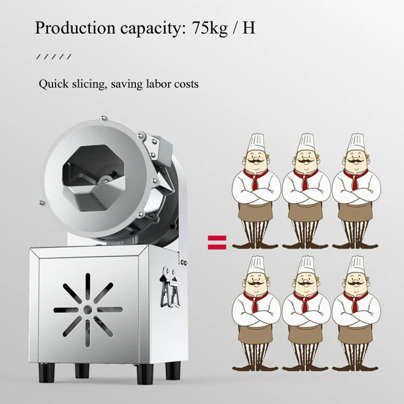 Description Picture 5 of itemVegetable Cutting Machine, Onion, Celery, Tomato Shredder, Electric Food Slicer