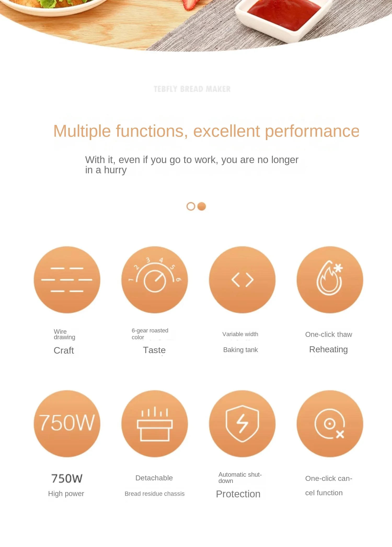 Description Picture 3 of item220V Tenfly Stainless Steel Toaster - The Ultimate Breakfast Maker for the Entire Family Get Your Mornings Started