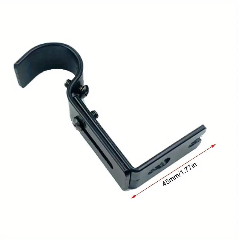 Description Picture 3 of item2pcs Metal Curtain Rod Brackets Set Drapery Poles Parts For Drapes Door Curtains Door Rust Hardware Dressing Easy Installation