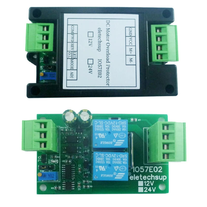Description Picture 2 of itemDC 12V 24V Brushed Motor Overload Overcurrent Short Circuit Protector Forward Reverse Controller