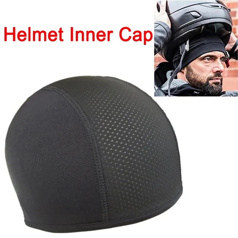 Description Picture 2 of itemCycling Helmet Hat Inner Cap Breathable Quick-drying Motorcycle Balaclavas Helmet Beanie Cap Outdoor Sports Motor Helmet Hats