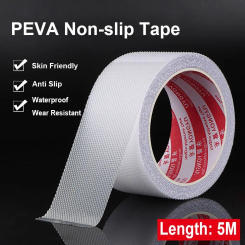 5m/Roll Rubber Floor PEVA Tape Strong Adhesive Waterproof Anti-slip Tape Kitchen Bathroom Stairs Grip Sticker