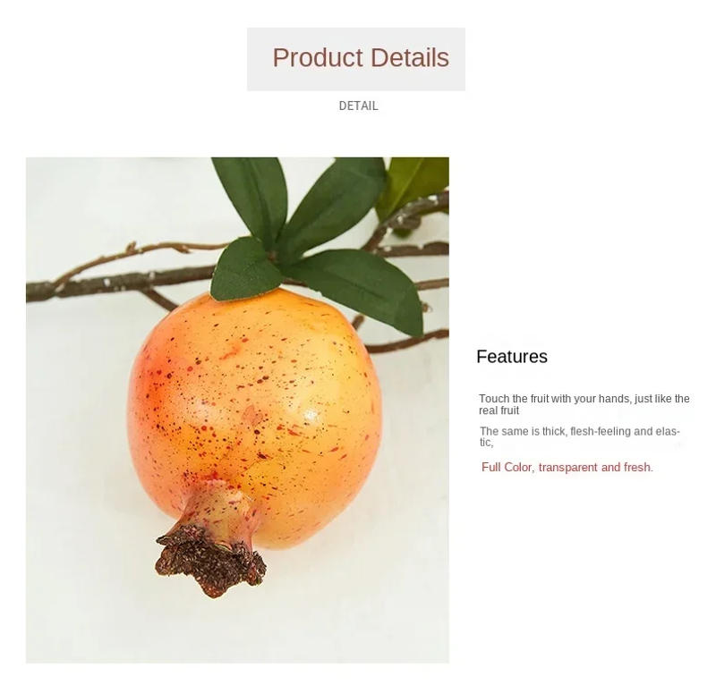 Description Picture 6 of itemArtificial Plants for Home Decoration Fake Fruits Bonsai Tree Garden Decoration Plantas Artificiales Wall Hanging Decor