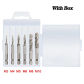 6Pcs Silver Long Set