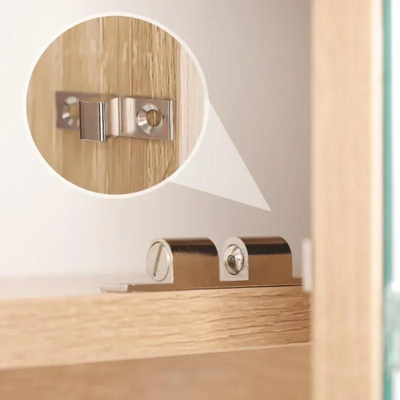 Description Picture 5 of item40/50/60mm Pure Copper Double Spring Steel Ball Catch Latch for Furniture Cupboard Cabinet Door Adjustable Closet Tension Latch