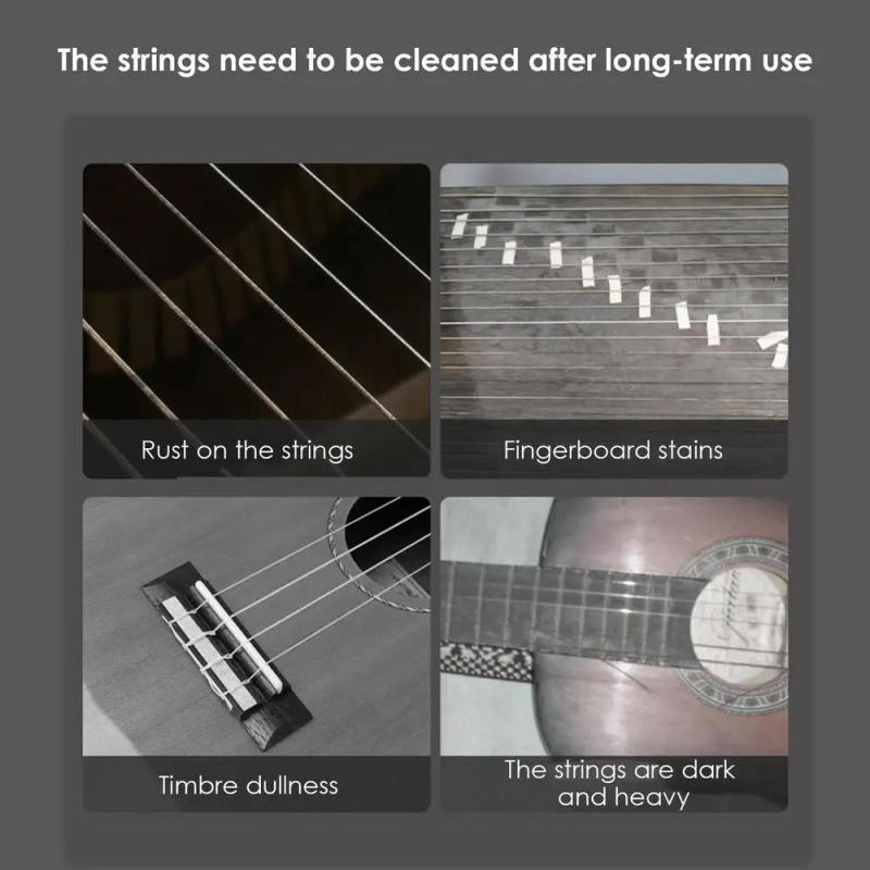 Description Picture 5 of itemGuitar Cleaning Spray Rust Remover Spray For String Care Mild Formula Cleaning Tool For Violin Piano Ukulele And Guitar