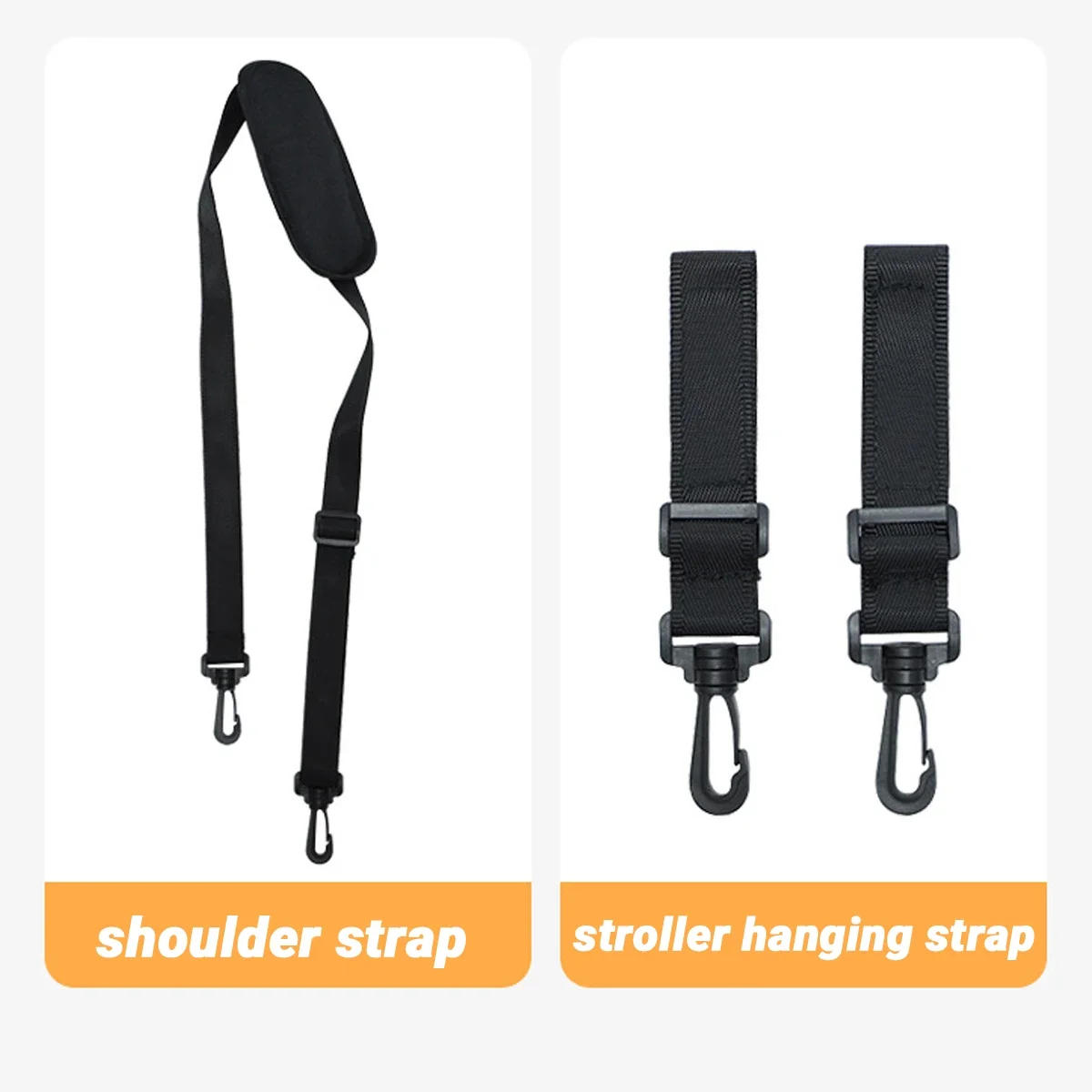 Description Picture 6 of itemStroller Organizer Bags Mummy Large Capacity Travel Hanging Bag Bottle Holder Pram Diaper Bags Baby Stroller Accessories