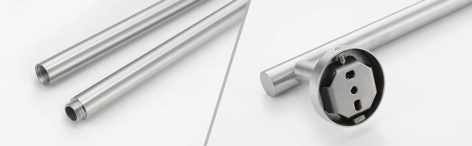 Description Picture 2 of itemBathroom Hardware Set,6-Piece Towel Bar Set Brushed Nickle Towel Holder Set Includes 19.68/23.6 in Towel Bar,Toilet Paper Holder