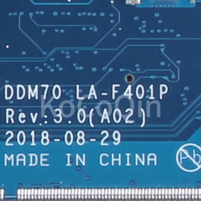 Description Picture 5 of itemLA-F401P For DELL Latitude E5490 5490 Notebook Mainboard 0C08DH 09X5J9 08KN1W 01TWGW 08DT9H I3 I5 I7 7/8th Laptop Motherboard