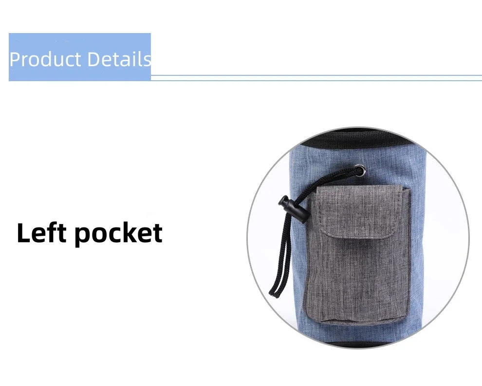 Description Picture 6 of itemOutdoor Climbing Powder Bag Pet training kit Caving Waist Bag Chalk Pack Waterproof Polyester Magnesium Powder Pouch Waist Bag