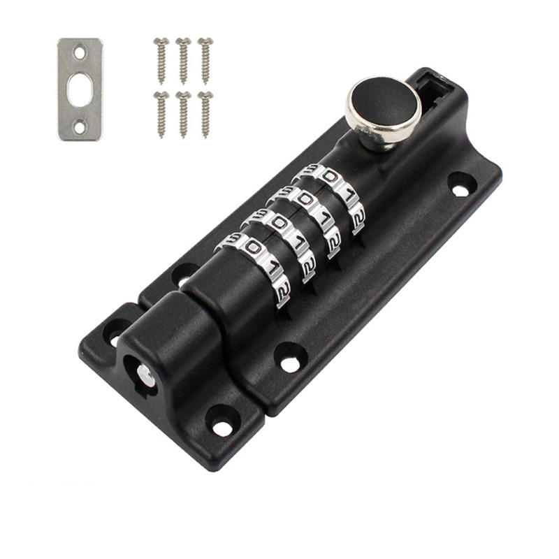 Description Picture 5 of itemPassword Lock Sliding Combination Digit Latch Anti-theft Safety Mechanical Lock Door Bolt Home Window Wood Gate Hardware