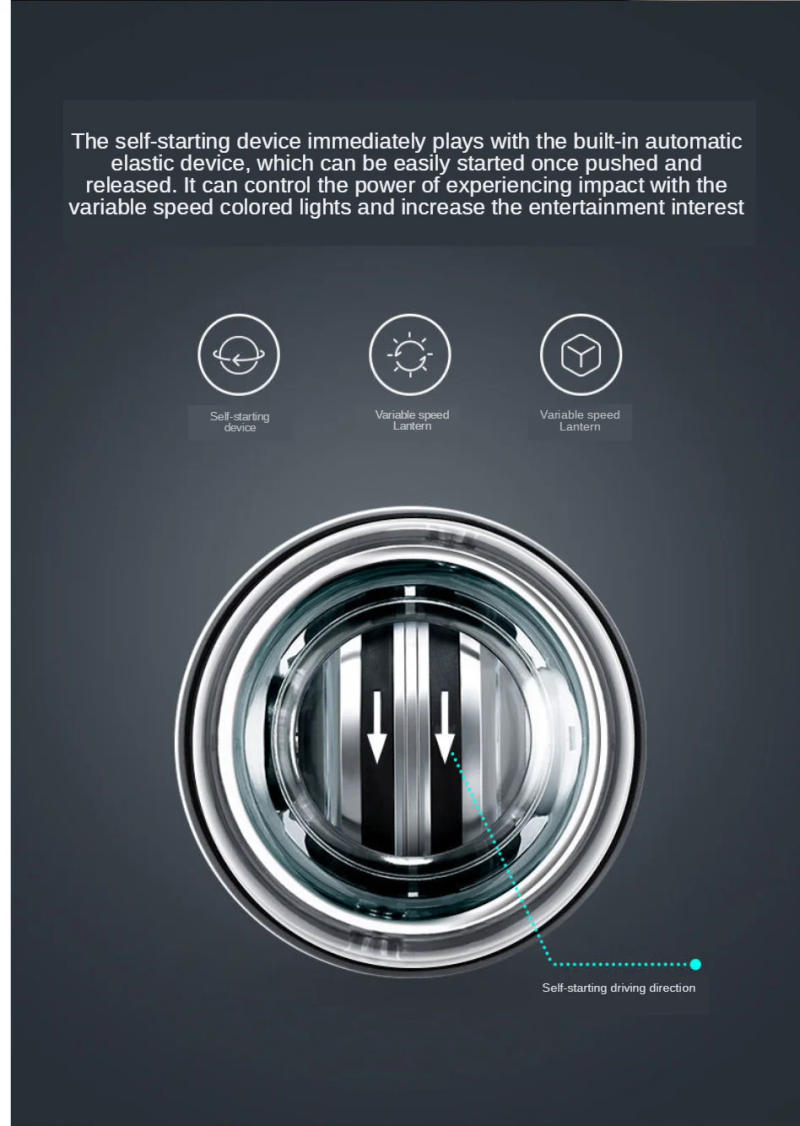 Description Picture 4 of itemGyroscopic Powerball Autostart Range Gyro Power Wrist Ball Arm Hand Muscle Force Trainer Fitness Equipment Decompression Toy