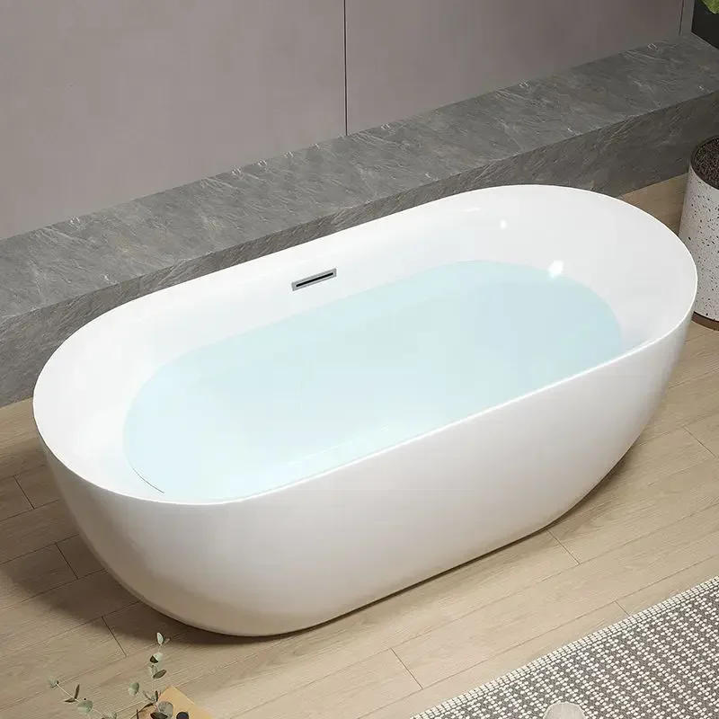 Description Picture 5 of itemPractical and sturdyHousehold small unit adult seamless integrated independent bathtub and bathtub in bathroom HJ # 9889168