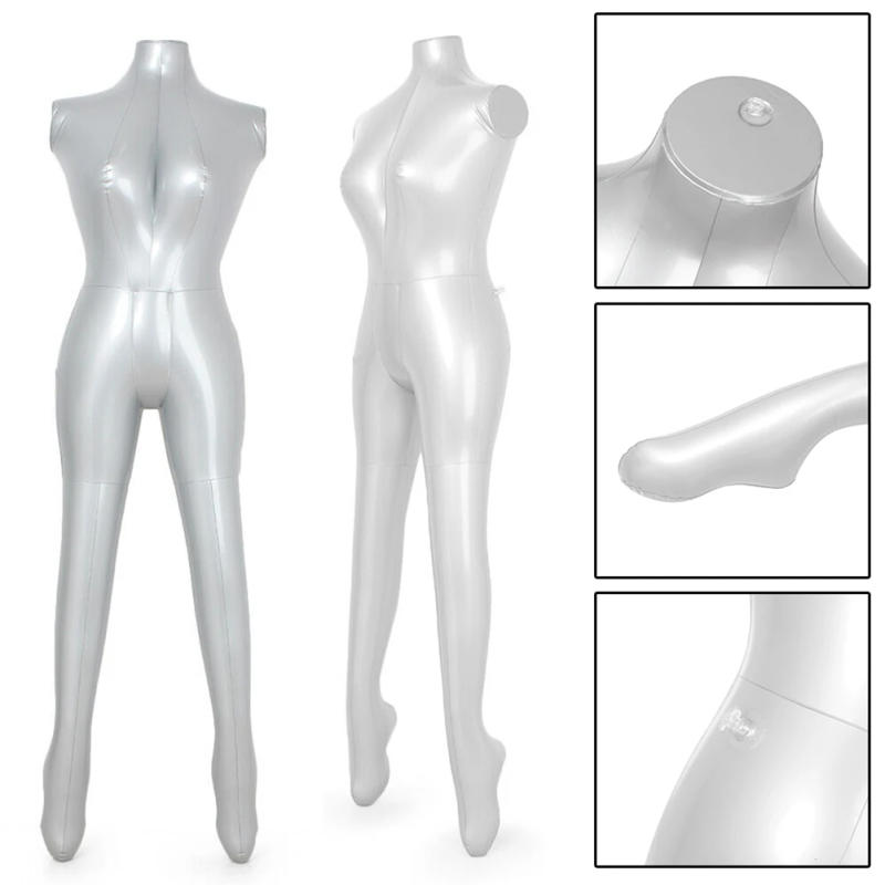 Description Picture 4 of itemModel Mannequin Female Flexible Display Dress Form Dummy Economical Inflatable PVC Adhesive Patch Portable Torso