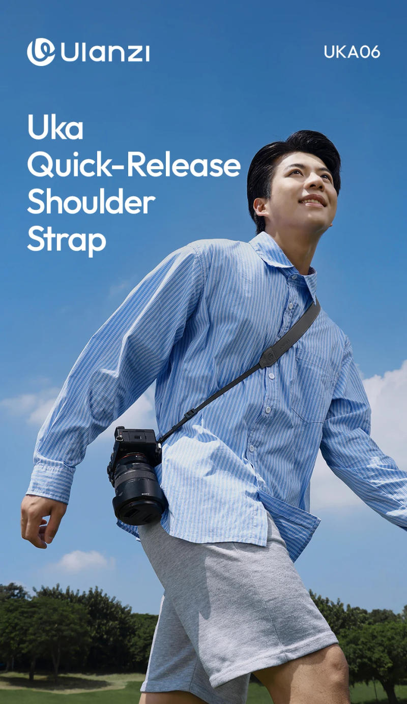 Description Picture 2 of itemUlanzi UKA06 Uka Quick-Release Shoulder Strap Kit Arca-Swiss & F38 Plates Quick Switch Tripod Slider Mount for DSRL Camera