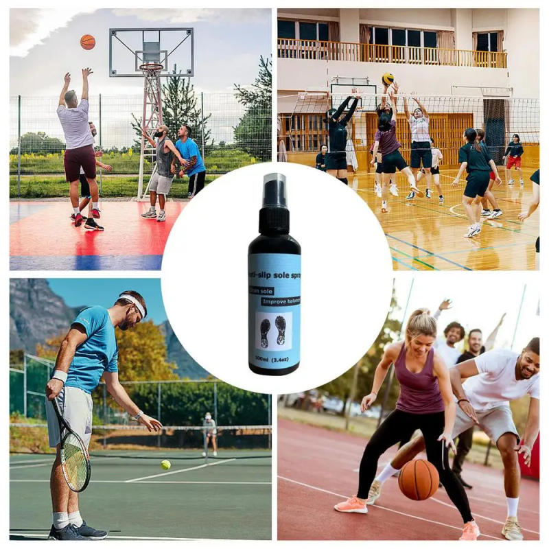 Description Picture 5 of itemBasketball Shoe Grip Spray 100ml Anti-Slip Sole Spray Spray For Basketball Shoes Shoe Sole Protector Improves Traction Cleans