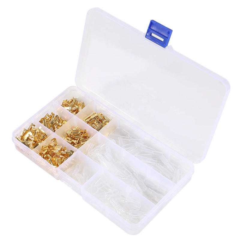 Description Picture 4 of item270PCS Box Insulated Male Female Wire Connector 2.8/4.8/6.3mm Electrical Crimp Terminals Termin Spade Connectors Assorted Kit