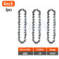 4inch 3pcs
