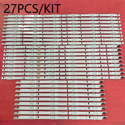 27PCS LED strip For UE75F6400 UA75H6400 LH75DMERTBC 2014SVS75F UE75F6470 Un75f6400 UE75H6400 UE75H6475SU UN75H6300AF UN75J630D
