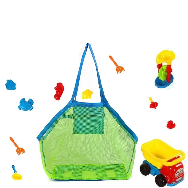 Description Picture 3 of item1PC Outdoor Children's Beach Shell Toys Quick Storage Bag, Sand Digging Tools, Miscellaneous Items Storage Net Bag