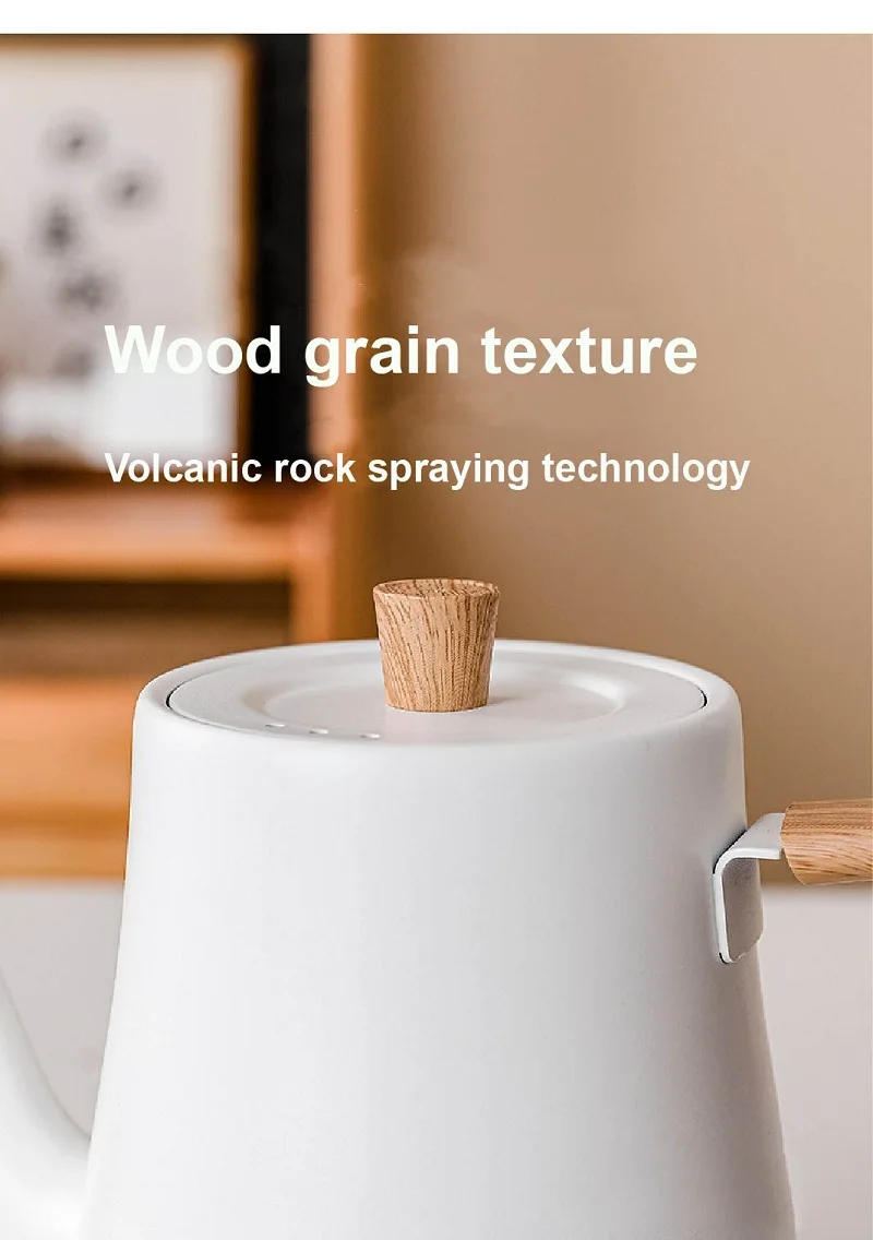 Description Picture 6 of item220V Electric Kettle Hand Brew Coffee Kettle Gooseneck Jug Slender Mouth Pot 304 Stainless Steel Quick Boiling Kettle 110V/220V