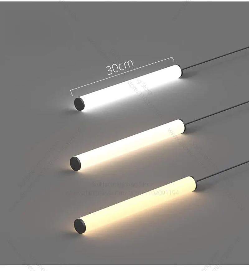 Description Picture 5 of itemLED Long Line Chandelier Modern Staircase Lamp Hanging Ceiling Lamp Compound Living Room Home Decoration Lighting Pendant Lamp