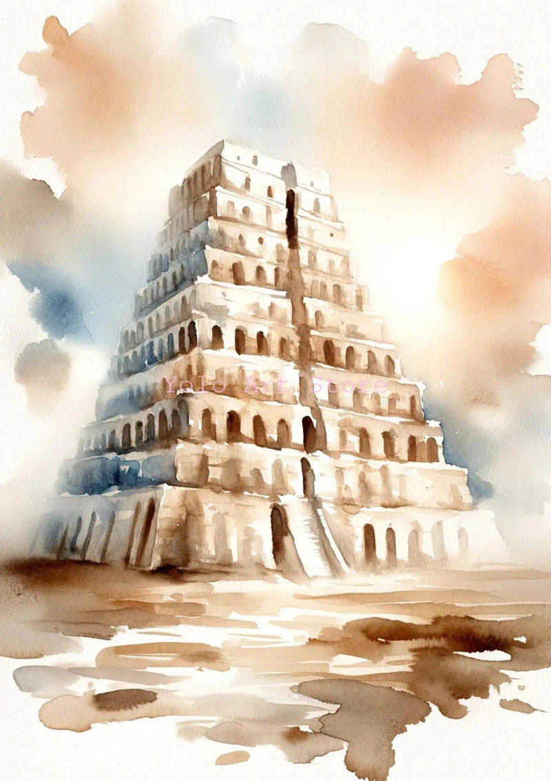 Description Picture 2 of itemChristian Watercolor Wall Art - Jesus & Lamb Canvas Print, Bible-Inspired Home Decor for Living Room and Nursery, Ideal Gift