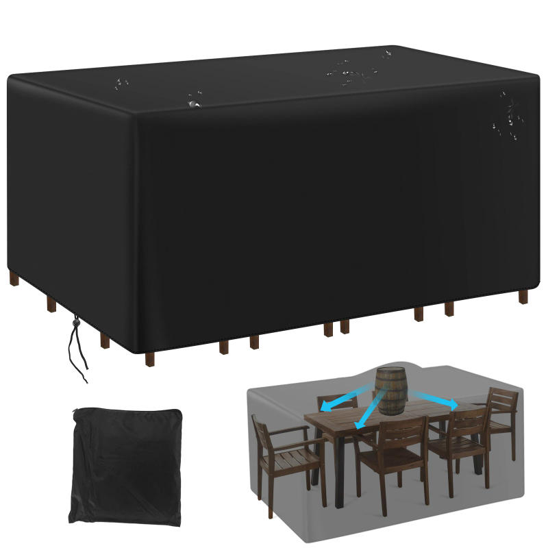 Description Picture 2 of itemCommonly Used Outdoor Garden Furniture Cover for Sofa Table Chair Patio Bench Waterproof Wind-Proof Anti-UV Against Rain Snow