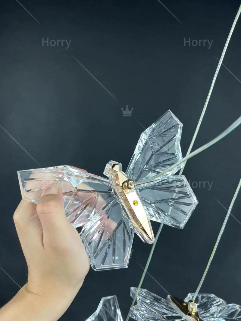Description Picture 4 of itemModern Led Butterfly Pendant Lights for Bedroom Bedside Hotel Hanging Lamp Stair Restaurant Decoration Ceiling Chandeliers Home
