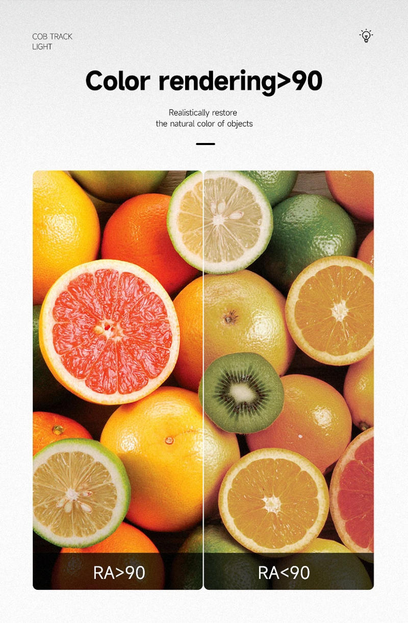 Description Picture 5 of itemLED Track Light Spot Ceiling Lamp 220V Set Rail Spotlight COB Led Rail Lighting Home Decor Bedroom kitchen Ceiling Light Fixture